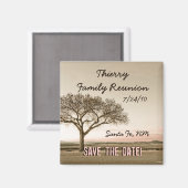 Hochland-Save the Date-Benutzerdefiniertes Magnet (Vorderseite/Rückseite)