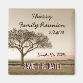 Hochland-Save the Date-Benutzerdefiniertes Magnet (Vorne)