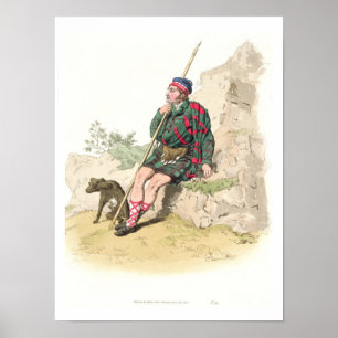 Hochland-Schäfer, 'vom Kostüm von Great Britain Poster