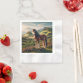 Hochland Schottland Clydesdale Serviette (Beispiel)