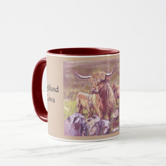 Hochland schüchtert Tasse ein (Vorderseite Links)