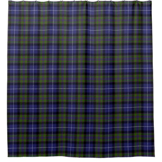Hochland-Stolz des Schottlandtartan-Vorhangs Duschvorhang (Vorderseite)
