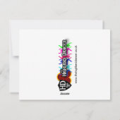 Hochland-Tänzer-Karte Feiertagskarte (Rückseite)