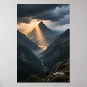 Hochland-Träumerei Poster