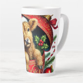 Hochland Weihnachtskuh Latte Tasse (Rechte Ecke)