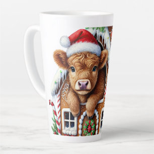 Hochland Weihnachtskuh Latte Tasse