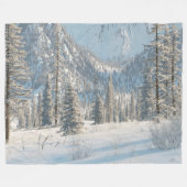 Hochland (Winter) Fleece Blanket (Vorderseite (Horizontal))