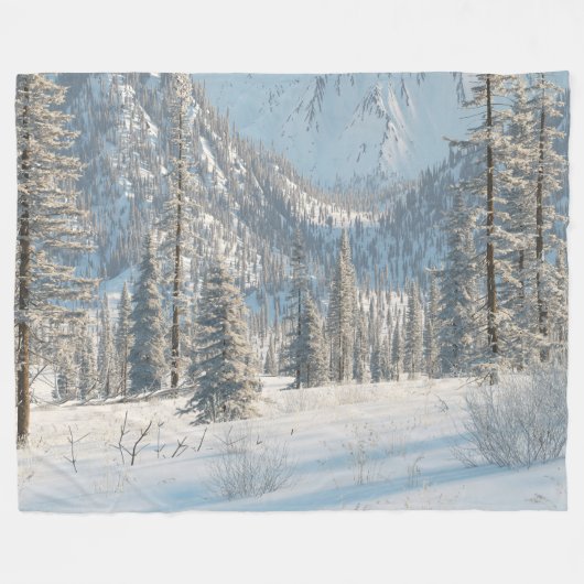 Hochland (Winter) Fleece Blanket (Vorderseite (Horizontal))
