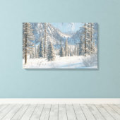 Hochland (Winter) Leinwanddruck (Insitu (Holzboden))
