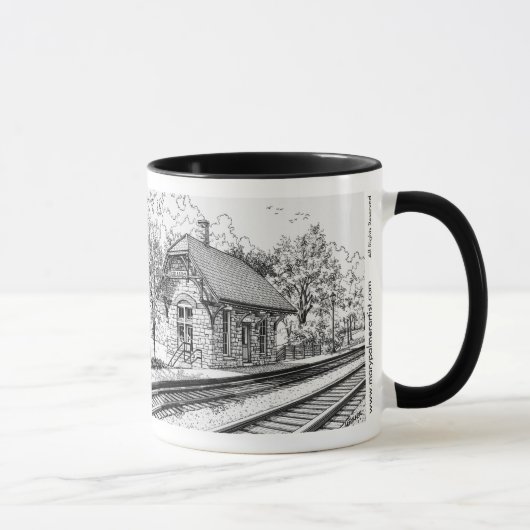 Hochland-Zug-Stations-Tasse Tasse (Rechts)