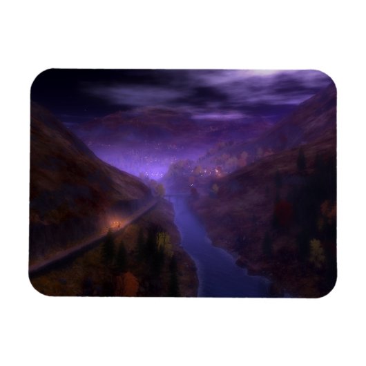 Hochland Zuhause Lights Flexible Magnet (Horizontal)