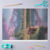 Hochlandbaufläche Seidenpapier (Basteln)