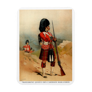 Hochländer des Queens-Kamerun Magnet