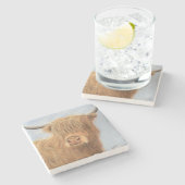 Hochländer Steinuntersetzer (Seitenansicht)