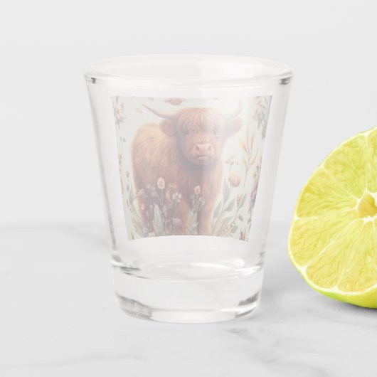 Hochlandharmonie Schnapsglas (Rückseite)