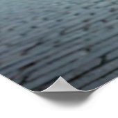 Hochlandkuh am Times Square Poster (Ecke)