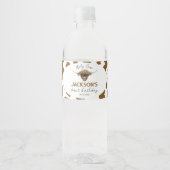 Hochlandkuh - Geburtswasserflasche Wasserflaschenetikett (Vorderseite)