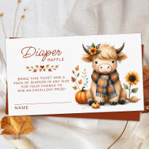 Hochlandkuh Herbst Niedlich Babydusche Windelwanne