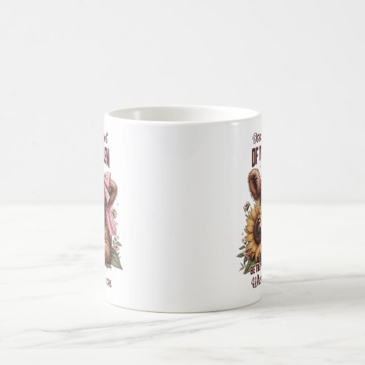 Hochlandkuh ist das ganze Problem Kaffeetasse (Mittel)