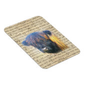Hochlandkuh Magnet (Rechte Seite)