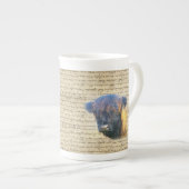 Hochlandkuh Porzellantasse (Vorderseite Rechts)