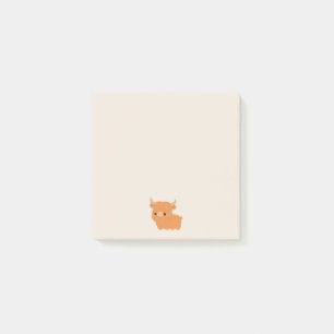 Hochlandkuh Post-it Klebezettel