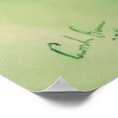 Hochlandkuh Poster (Ecke)