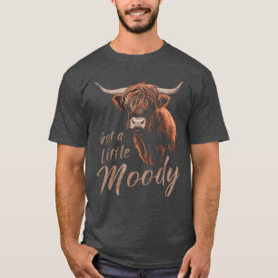 Hochlandkuh Rind Tier lustig T-Shirt