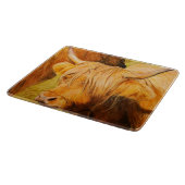 Hochlandkuh, schottisches Vieh Schneidebrett (Ecke)