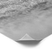 Hochlandkuh Schwarz-Weiß Rustikal Bauernhof Poster (Ecke)