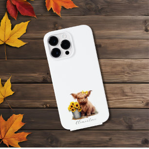 Hochlandkuh-Sonnenblumeneimer Case-Mate iPhone 14 Pro Max Hülle
