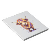 Hochlandkuh spielerisch Adorable Fun Animal Colorf Notizblock (angewinkelt)