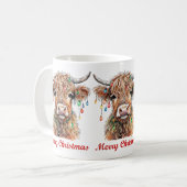 Hochlandkuh-Tasse Kaffeetasse (Vorderseite Links)