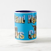 Hochlandkuhbild-Logo, Kaffee-Tasse Tasse (Zentrum)