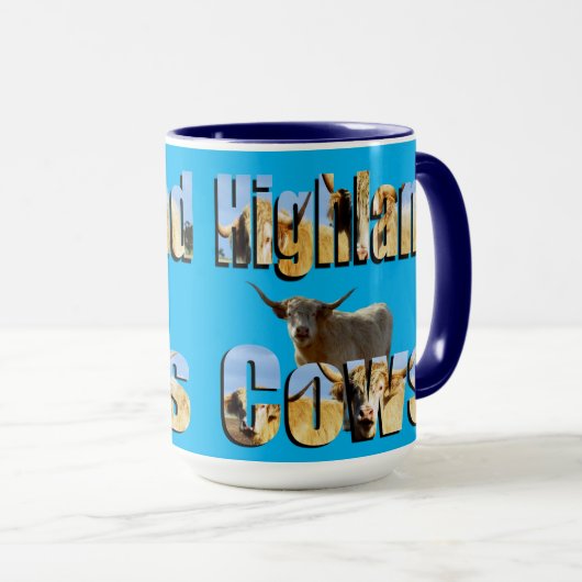 Hochlandkuhbild-Logo, Kaffee-Tasse Tasse (VorderseiteRechts)