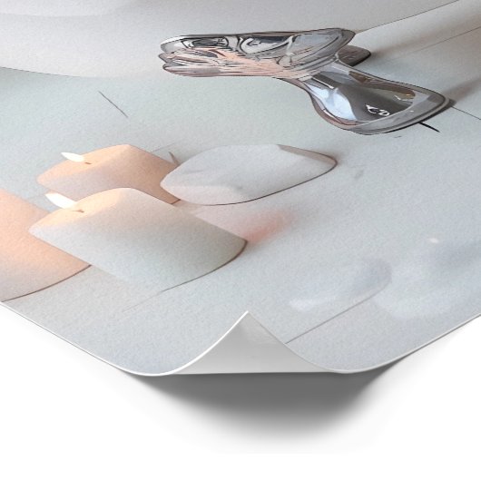 Hochlandkuhblase Bath Bad Poster drucken (Ecke)