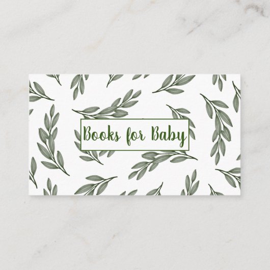 Hochlandkuhbücher für Babys Begleitkarte (Rückseite)