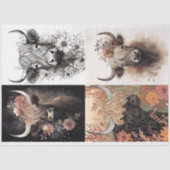 HochlandkuhCollage 1 Dekoupage Paper Seidenpapier (Vorderseite)