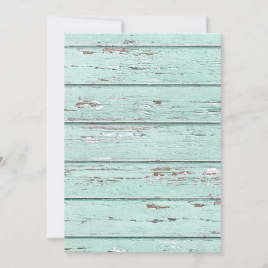 Hochlandkuhdusche Wildblume Einladung (Rückseite)