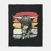 Hochlandkühe Fleecedecke (Vorderseite)