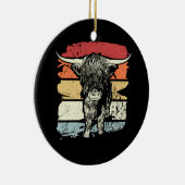 Hochlandkühe Keramik Ornament (Rechts)