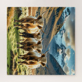 Hochlandkühe, Puzzle (Horizontal)