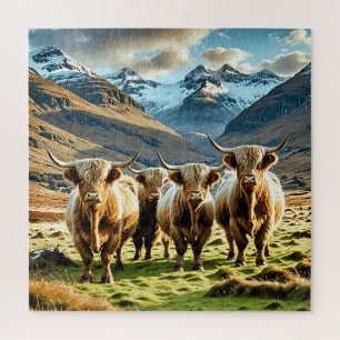 Hochlandkühe, Puzzle
