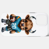 Hochlandkühe und Football Case-Mate iPhone Hülle (Rückseite (Horizontal))