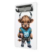 Hochlandkühe und Football Mini Klemmbrett (Gewinkelt2)