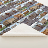 Hochlandkuhfoto Collage, Großer Sherpa-Decken Sherpadecke (3/4)