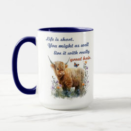 Hochlandkuhhaar-Stylist-Tasse, Geschenk für Friseu Tasse