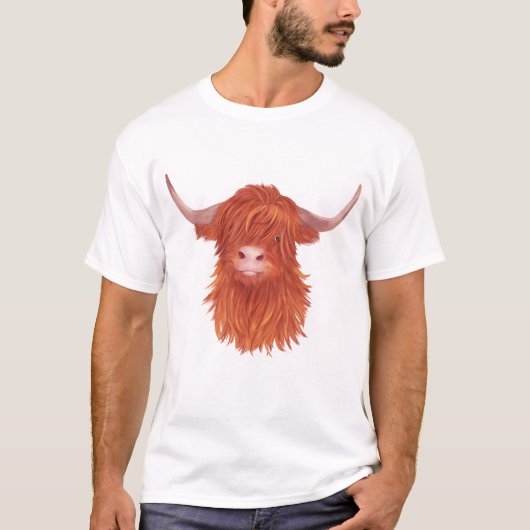 HochlandkuhIllustration   T-Shirt (Vorderseite)