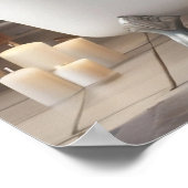 Hochlandkuhlektüre in der Badewanne Wunderschönes  Poster (Ecke)