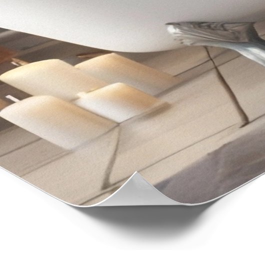 Hochlandkuhlektüre in der Badewanne Wunderschönes  Poster (Ecke)